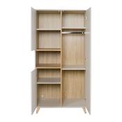 Armoire 3 portes Quax Loft Argile