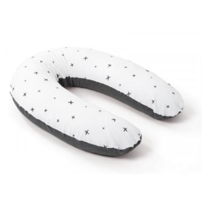Coussin de maternité Doomoo Buddy grey stars