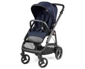 Poussette Trio Veloce + Siège auto Primo Viaggio SLK + Nacelle Culla Belvedere et support Blue Shine Peg Perego