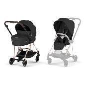 Poussette Duo Mios Confort Rosegold / Sepia Black avec Nacelle pliable Cybex