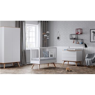 Chambre complète VOX Nature blanc 140x70