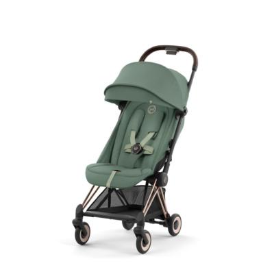 Poussette Cybex Coya Châssis Rosegold Assise Leaf Green