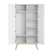 Armoire 2 Portes Vox Vintage Blanc