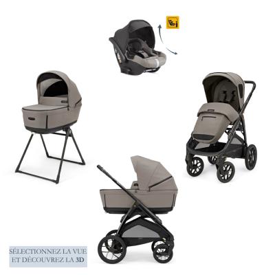 Poussette Quattro Aptica XT Tundra Beige DARWIN RECLINE Inglésina