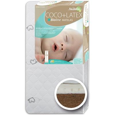 Matelas bébé Coco latex 120x60 Kadolis