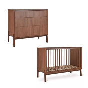 DUO LIT 120x60 + COMMODE QUAX ASHI CHATAIGNIER
