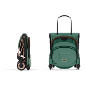 Poussette Cybex Coya Châssis Rosegold Assise Leaf Green