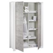 Armoire 2 portes Sauthon Loft Bois