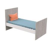 Little Big Bed 140x70 Sauthon Nova Gris Loft