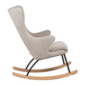 Rocking Chair adulte Deluxe Sand Grey Quax