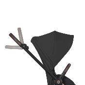 Poussette Duo Mios Confort Matt Black / Sepia Black avec Nacelle Pliable Cybex