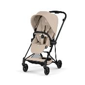 Poussette Duo Mios Confort Matt Black / Cozy Beige avec Nacelle Pliable Cybex