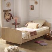 Lit junior 190x90cm en décor bois chêne vintage My Love