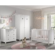Lit bébé 120x60 Vipack Amori Blanc