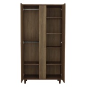 Armoire bébé 2 portes Mokka