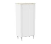 Armoire 2 portes Eleonore Blanc