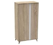 Armoire 2 portes Sauthon Nova Blanc Lin