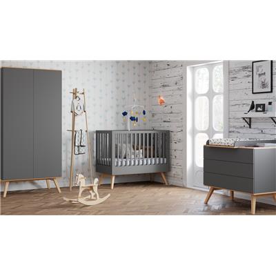 Chambre Complète Vox Nature gris 120x60