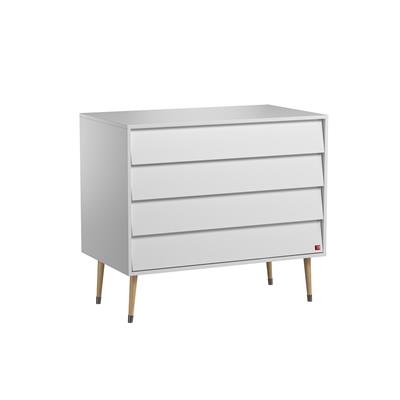 Commode 4 tiroirs Vox Bosque blanc