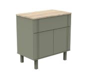 Commode 2 ptes 1 tiroir Eleonore Kaki