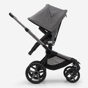 Poussette Bugaboo Fox 5 Combinée 2 en 1 Graphite / Gris Chiné