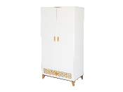 Armoire Nami Neige Tissage Rotin 