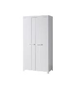 Armoire 2 Portes Vipack Erik Blanc