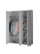 Armoire 3 Portes Vipack Erik Blanc