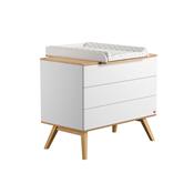 Commode 3 tiroirs Vox Nature blanc