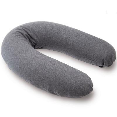 Coussin de maternité Doomoo Buddy gris chiné