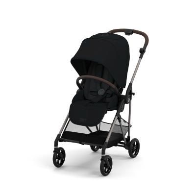 Poussette Melio 3 Cybex Moon Black