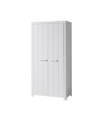 Armoire 2 Portes Vipack Erik Blanc