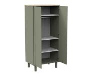 Armoire 2 portes Eleonore Kaki