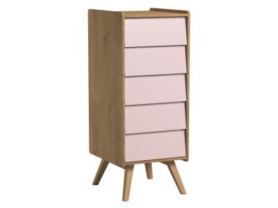 Chiffonnier Vox Vintage Bois/Rose