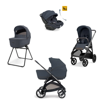 Poussette Quattro Aptica Saphirre Blue Darwin Evo Inglesina