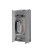 Armoire 2 Portes Vipack Erik Blanc