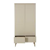 Armoire 2 portes Quax Flow Argile