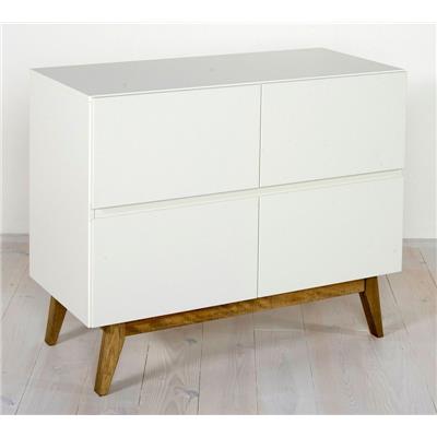 Commode 4 tiroirs Quax Trendy white (blanc)