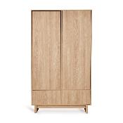 Armoire Quax Kyo 2 portes 2 tiroirs Honey
