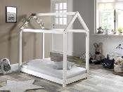 Lit Cabane 140x70 Blanc Vipack