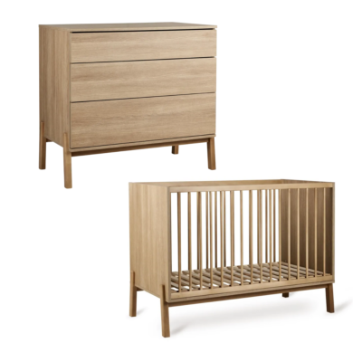 DUO LIT 120X60 + COMMODE QUAX ASHI HONEY