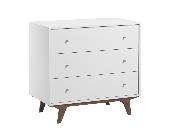 Commode 3 tiroirs Vox Mid Blanc