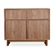 Commode Quax Kyo 2 tiroirs 2 portes Walnut