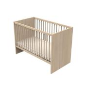 Duo Lit 120x60 + Commode + Plan à langer Sauthon Tokyo Blanc