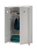 Armoire 2 Portes Vipack Amori Blanc