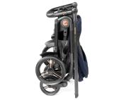 Poussette Trio Veloce + Siège auto Primo Viaggio SLK + Nacelle Culla Belvedere et support Blue Shine Peg Perego