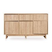 Commode XL Quax Kyo 3 tiroirs 3 portes Honey
