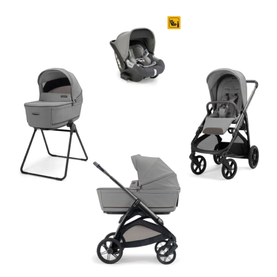 Poussette Quattro Aptica Crystal Grey Darwin Infant Inglesina