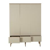 Armoire 3 portes Quax Flow Argile