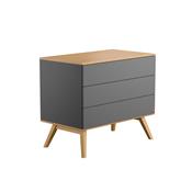 Commode 3 tiroirs Vox Nature gris